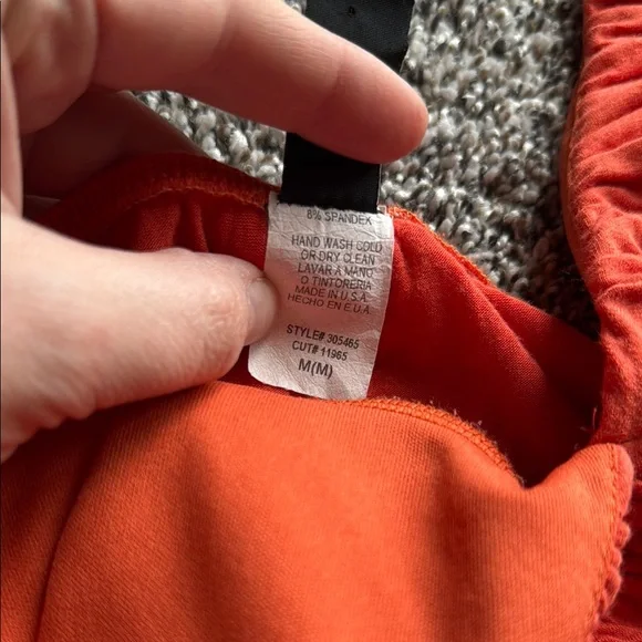 Windsor Vibrant Orange Halter Top - Picture 9 of 10